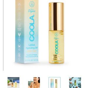 NIB COOLA 70% ORGANIC LIPLUX HYDRATING OIL GOLDEN GLOW spf 30